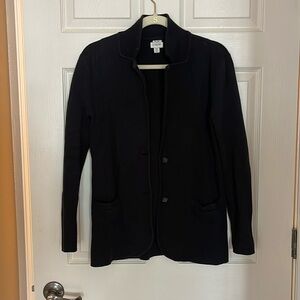 J.Crew sweater blazer in black in extra small